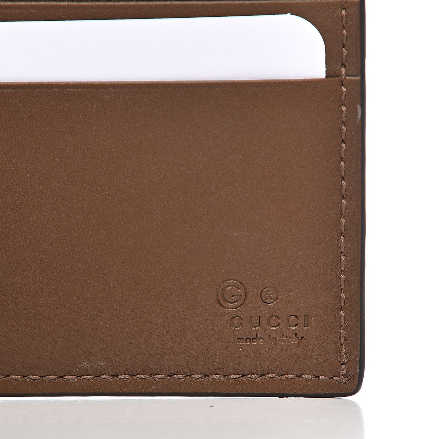 Microguccissima Bi-Fold Wallet Acero