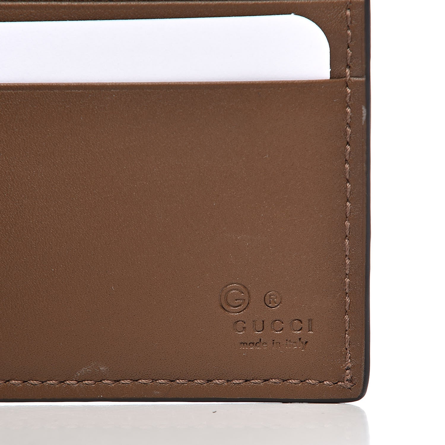 Gucci Microguccissima Bi-Fold Wallet Acero 6 of 8