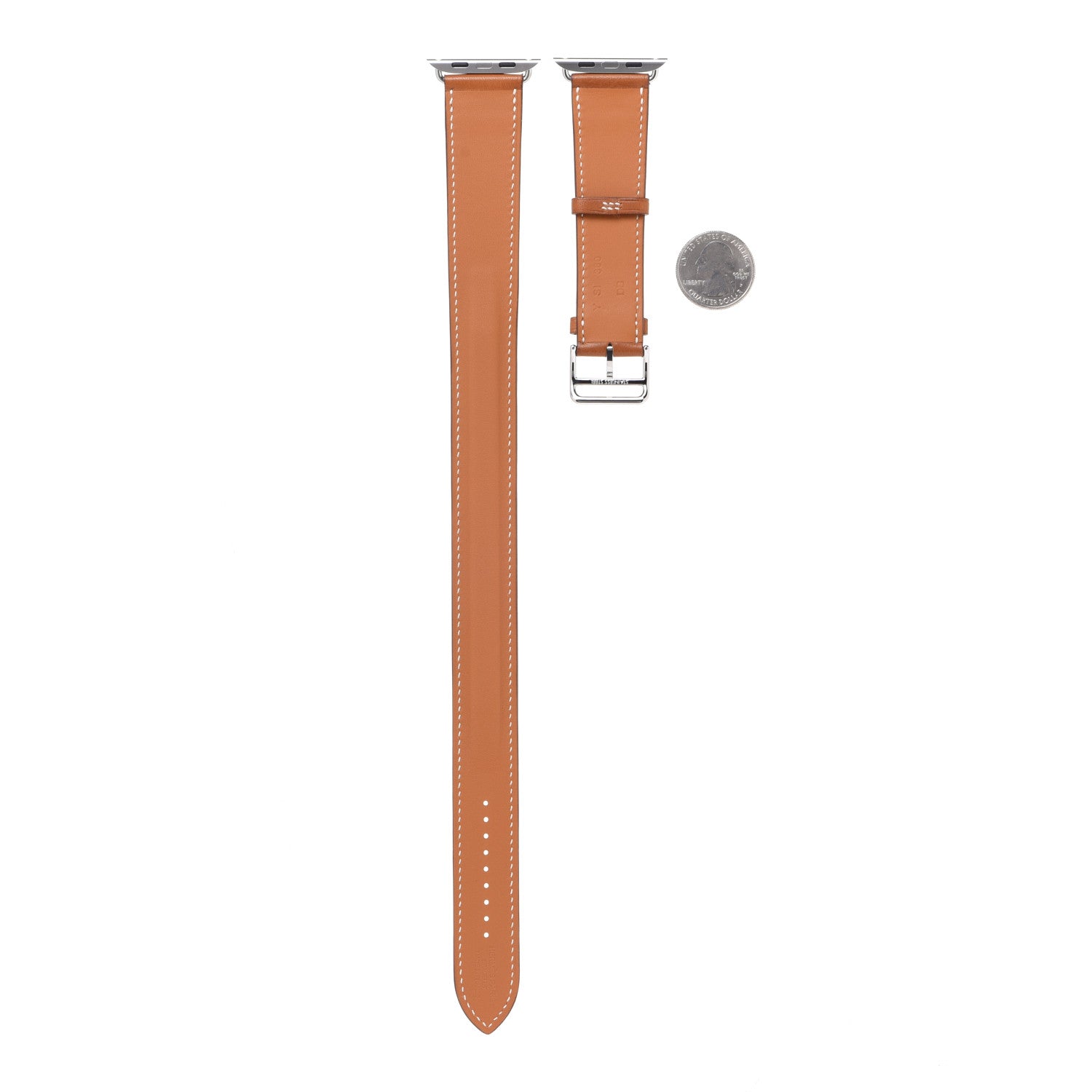 Hermes Swift 40mm Apple Watch Double Tour Band Gold 2 of 9