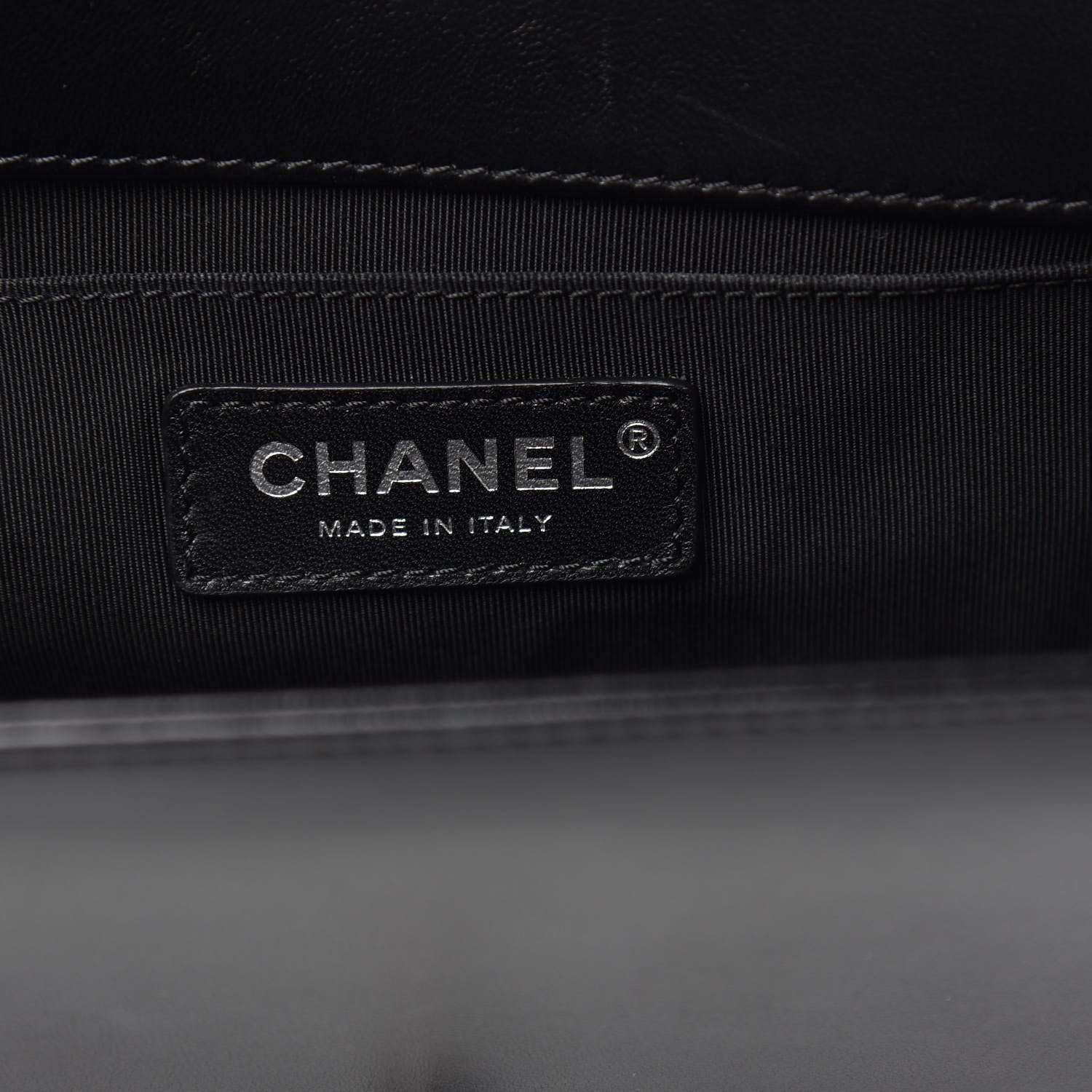 Chanel Lambskin Quilted Medium Boy Flap Black 7 of 17