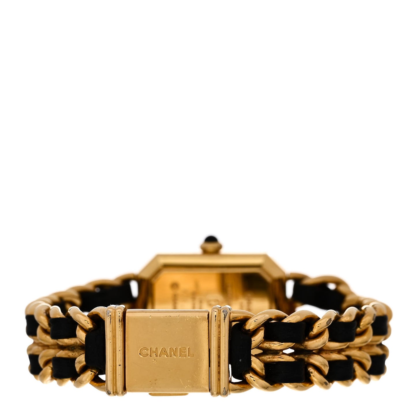 Stainless Steel Lambskin 20mm Chain Premiere Quartz Watch Gold M