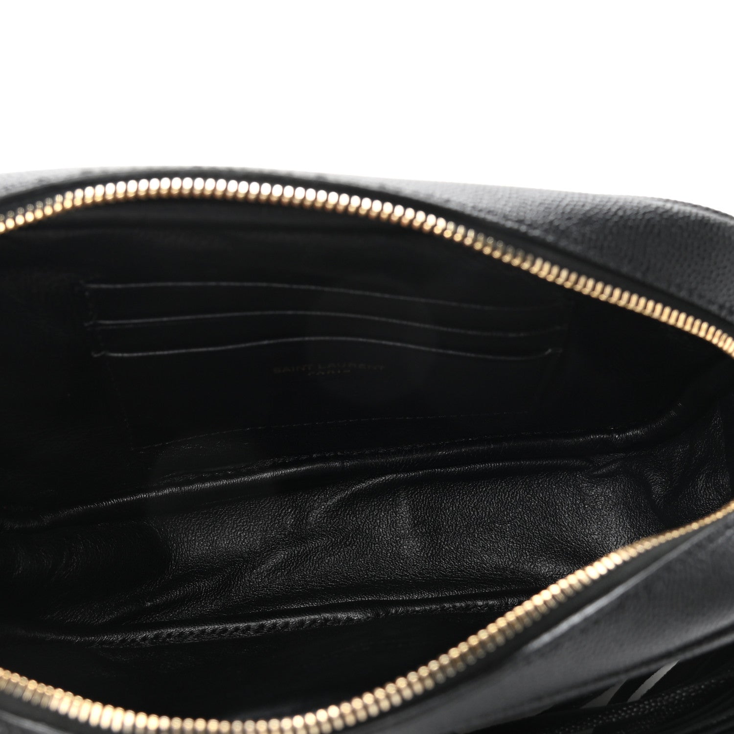 Saint Laurent Grain De Poudre Matelasse Monogram Mini Lou Camera Bag Black 5 of 11