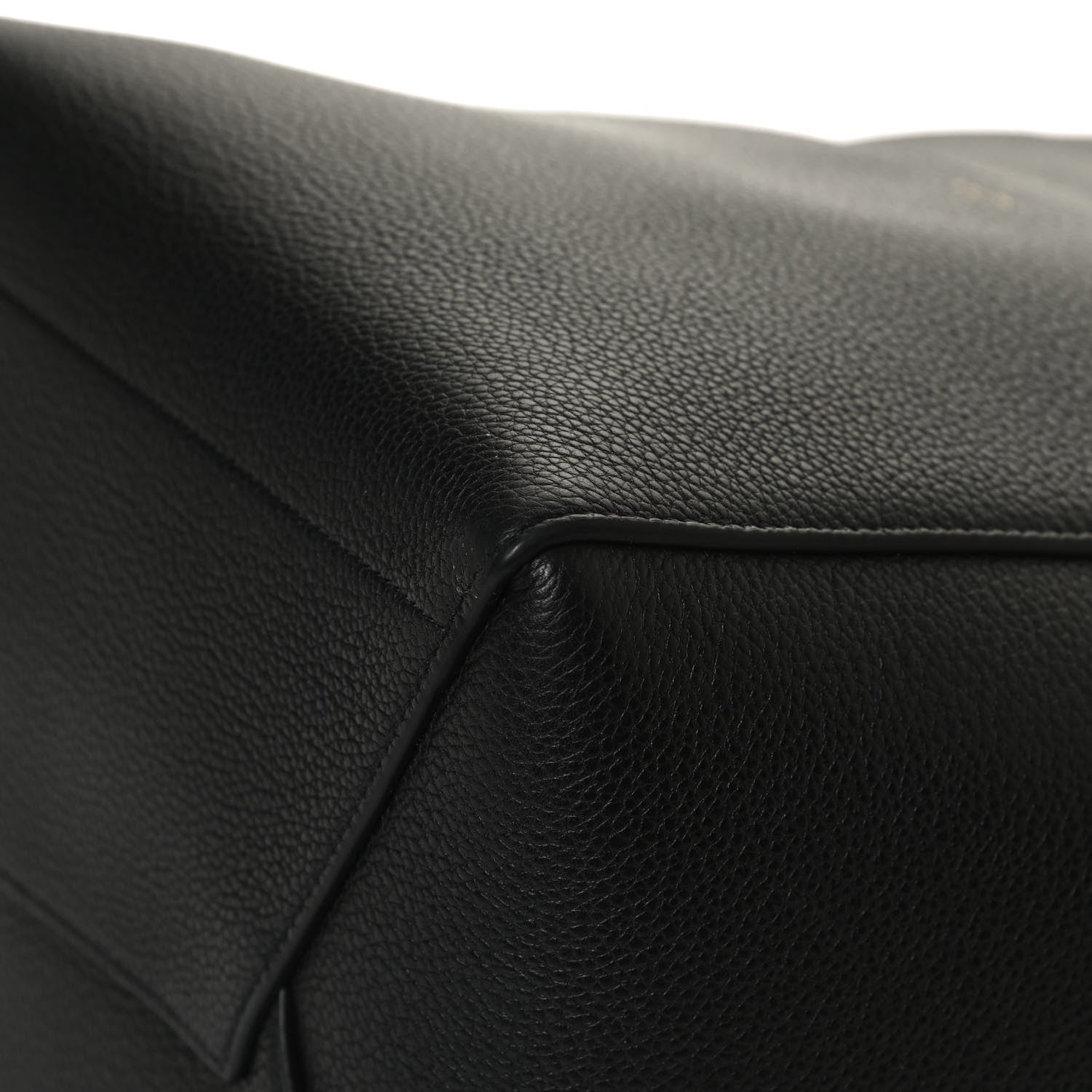 Celine Goatskin Sangle Bucket Bag Black 10 of 12