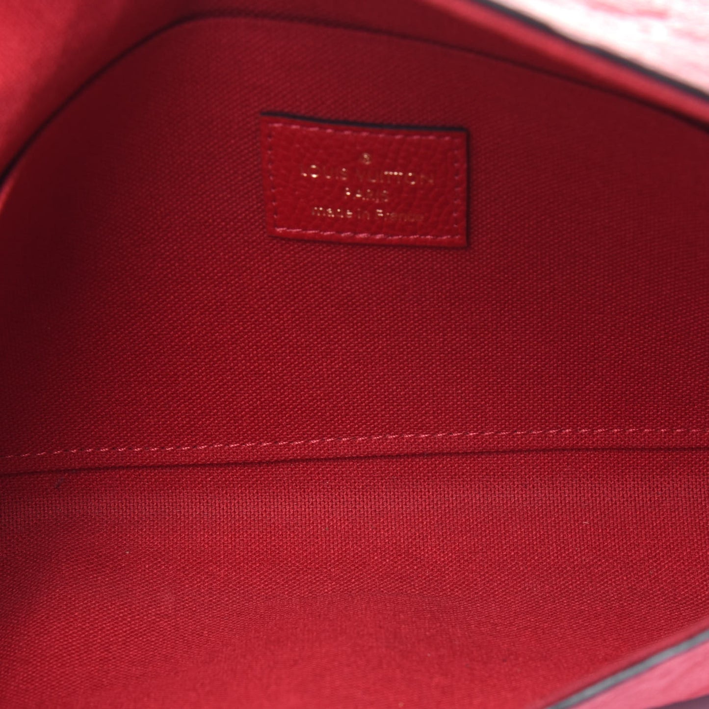 Empreinte Pochette Felicie Chain Wallet Scarlet