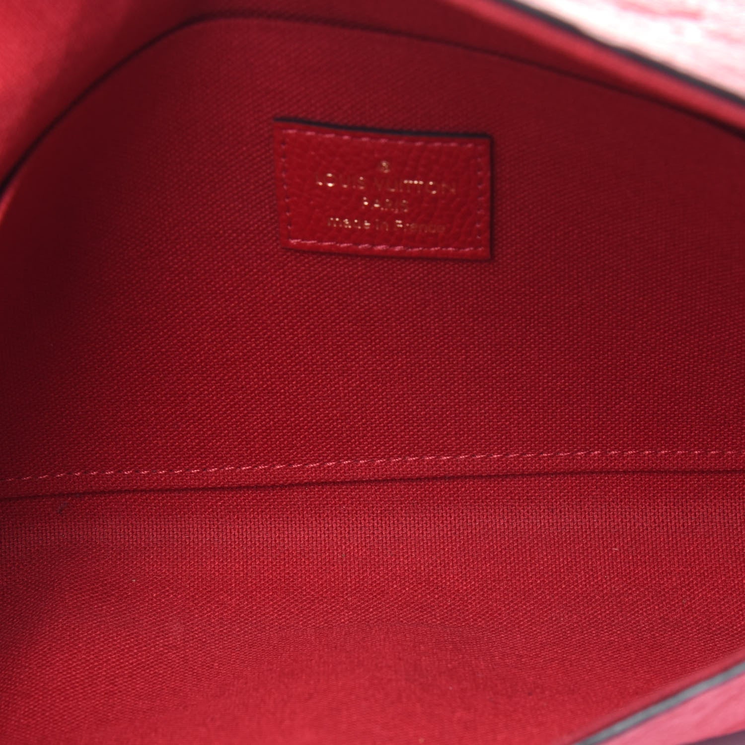 Louis Vuitton Empreinte Pochette Felicie Chain Wallet Scarlet 5 of 19