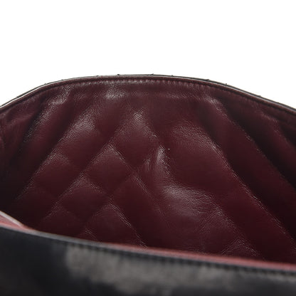 Chanel Lambskin Quilted Maxi Single Flap Black 9 of 13