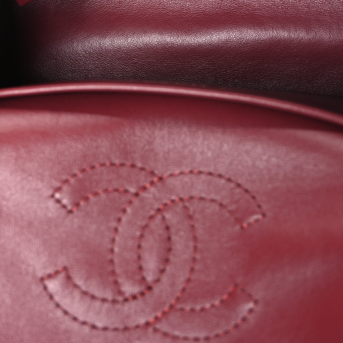 Grained Calfskin Mini Souplissimo Maxi Flap Black