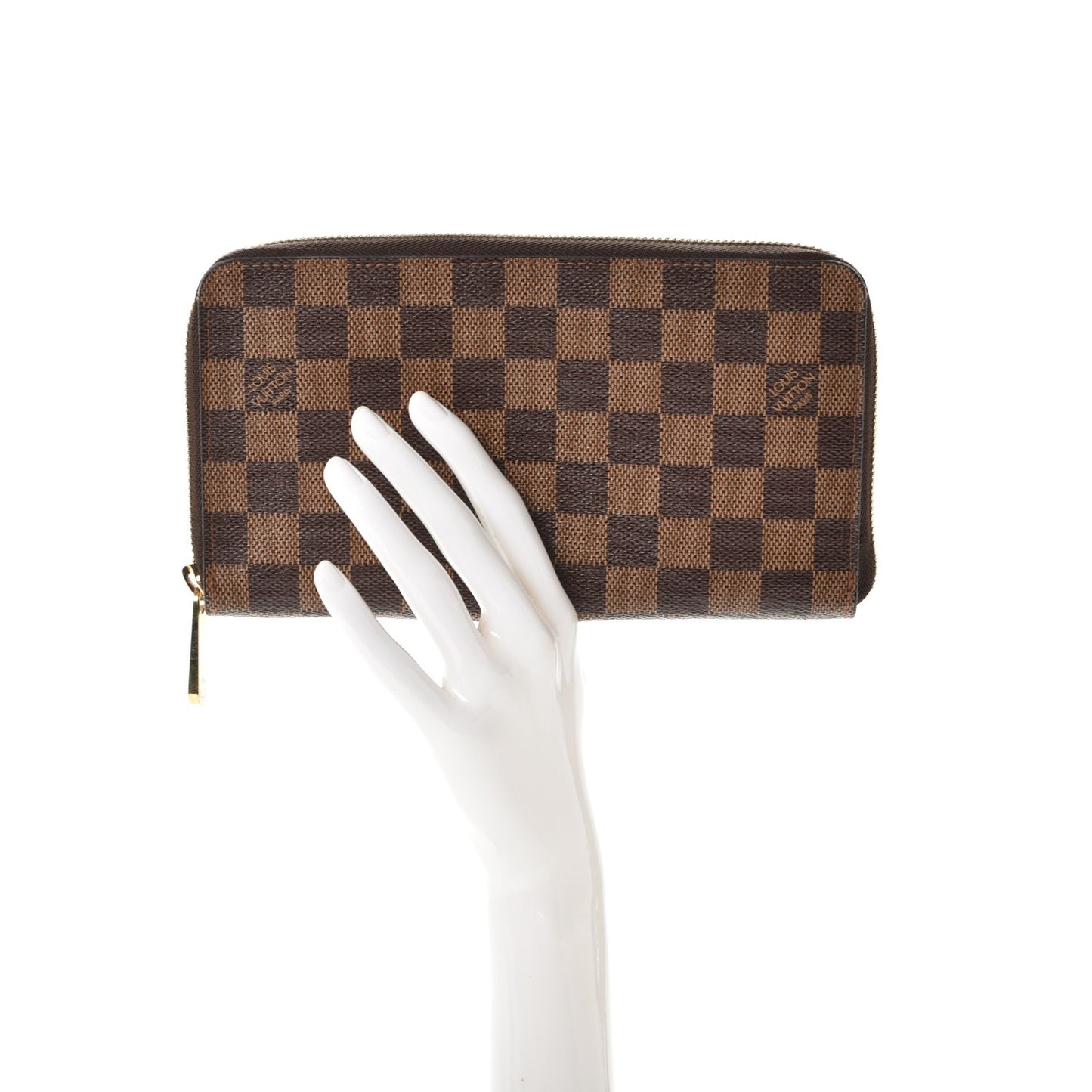 Damier Ebene Zippy Organizer Wallet