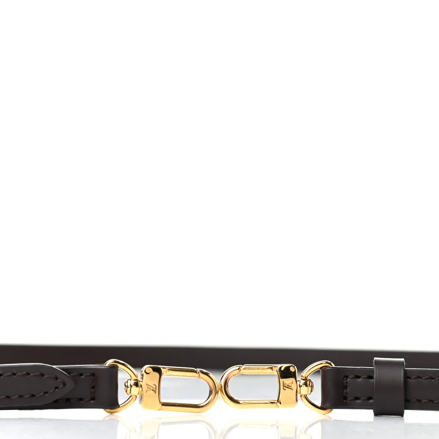 Calfskin 12mm Adjustable Shoulder Strap Brown