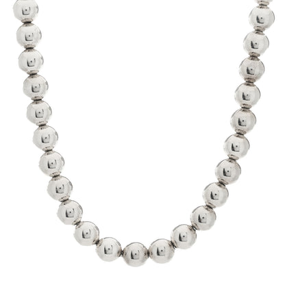 Tiffany Sterling Silver 10mm Hardwear Ball Necklace 1 of 6