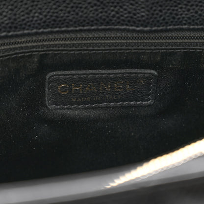 Chanel Caviar Quilted Grand Shopping Tote GST Black 7 of 11