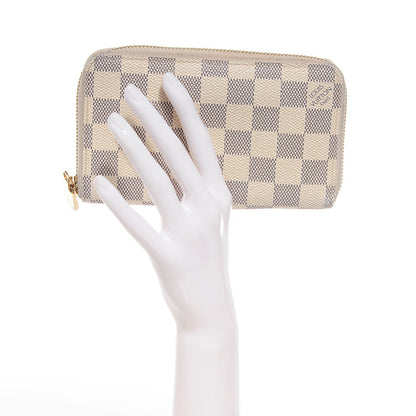 Louis Vuitton Damier Azur Compact Zippy Wallet 2 of 7