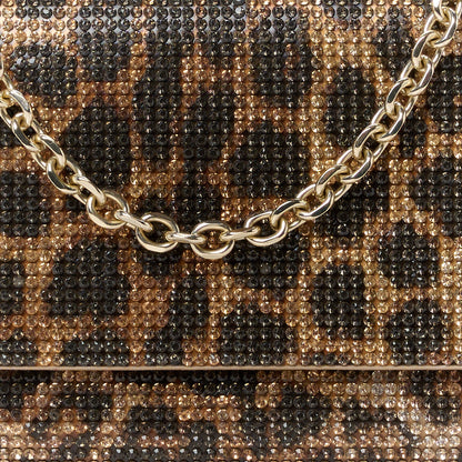 Judith Leiber Swarovski Crystal Fizzoni Leopard Clutch Champagne Multicolor 9 of 16