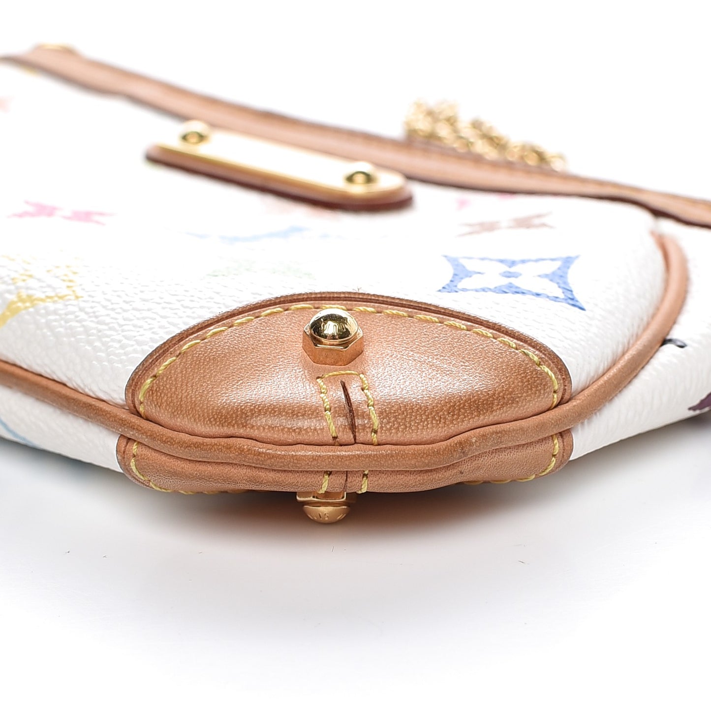 Monogram Multicolor Pochette Milla MM White