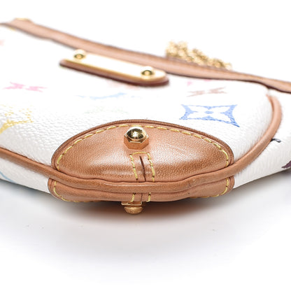 Louis Vuitton Monogram Multicolor Pochette Milla MM White 8 of 9