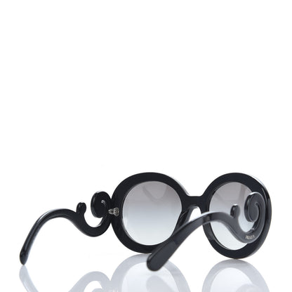 Prada Baroque Sunglasses SPR 27N Black 4 of 8