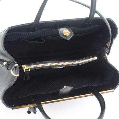 Fendi Vitello Elite Medium 2Jours Tote Black 5 of 6