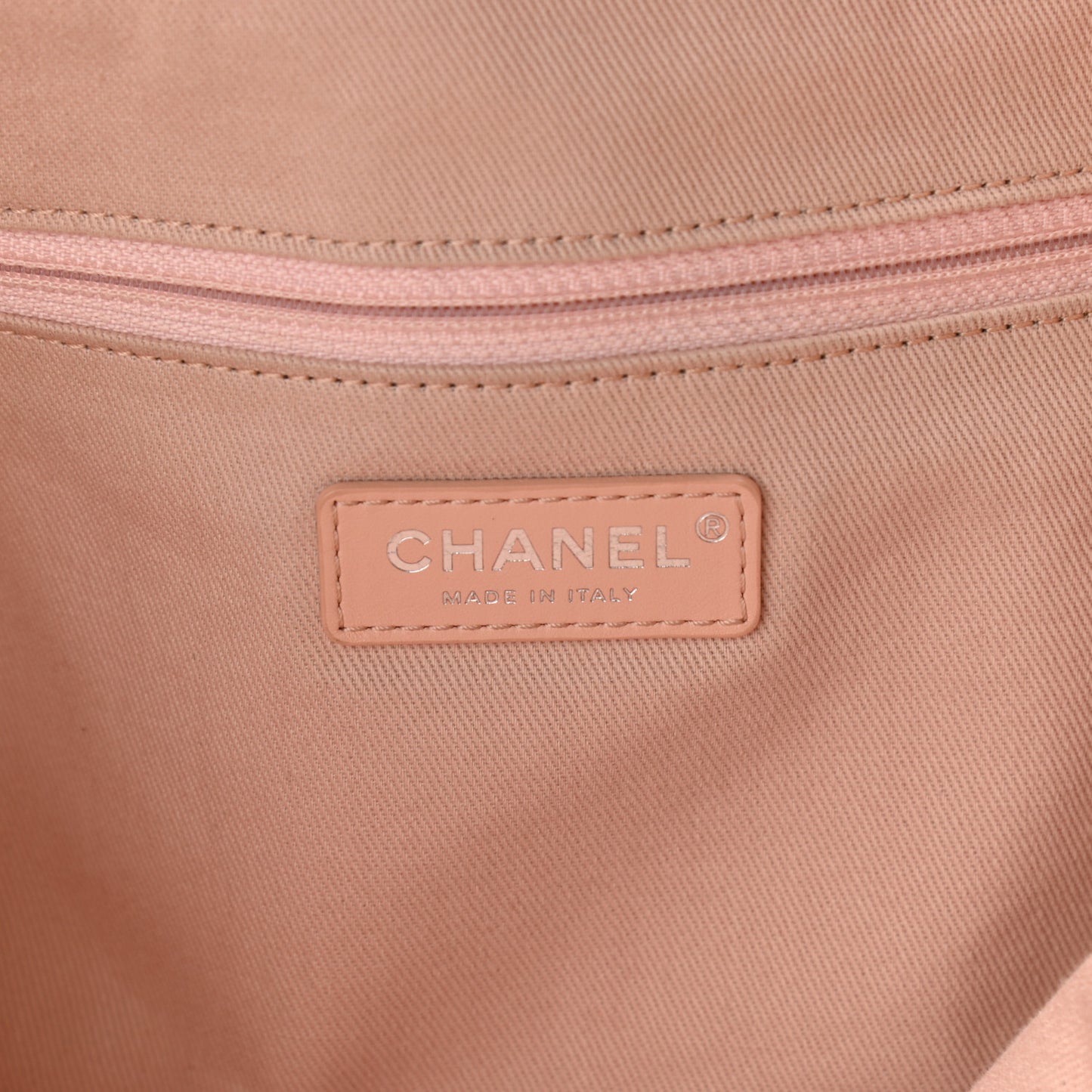 Canvas Extra Large Double Face Shopping Tote Light Pink