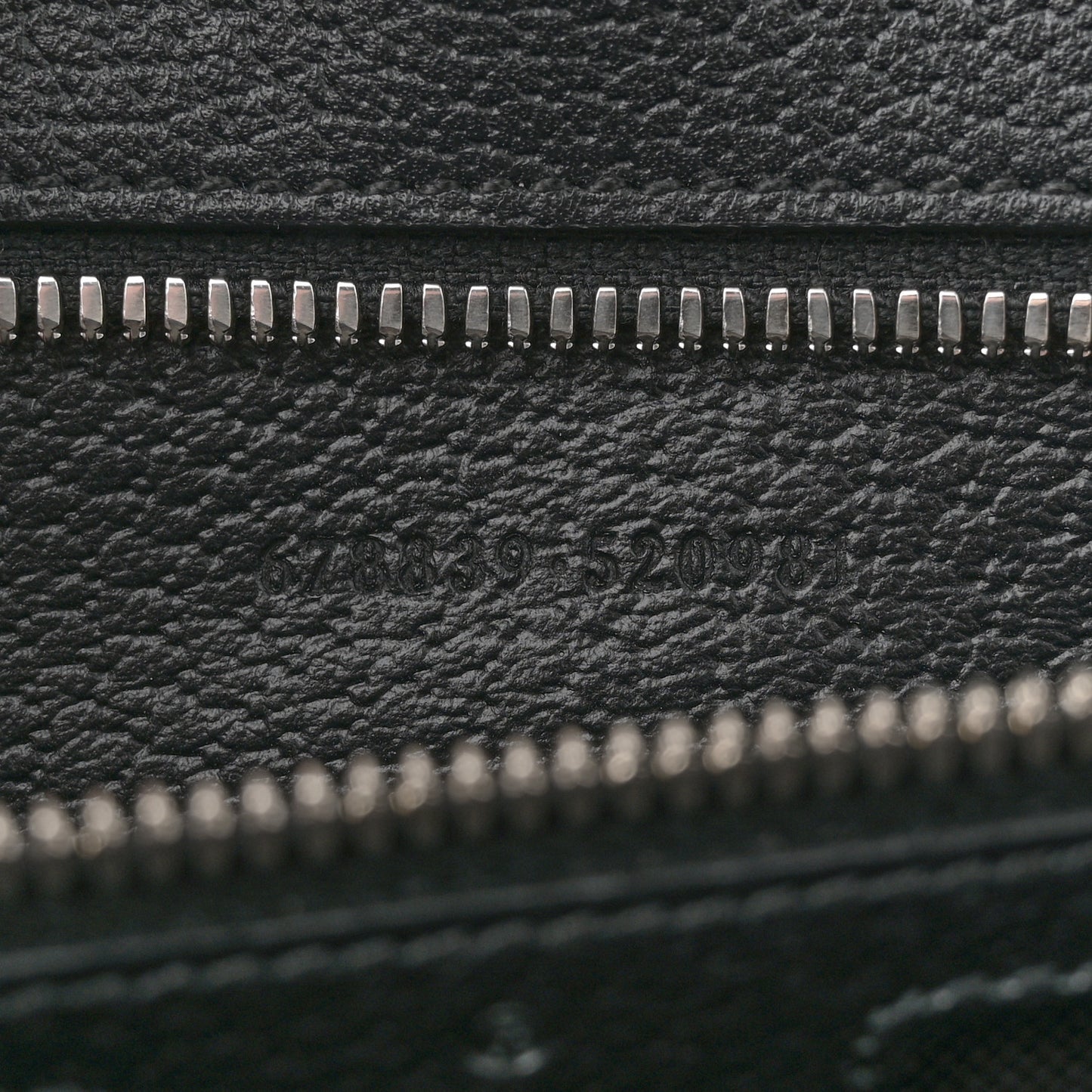 Monogram Jumbo GG Textured Dollar Calfskin Tote Bag Black