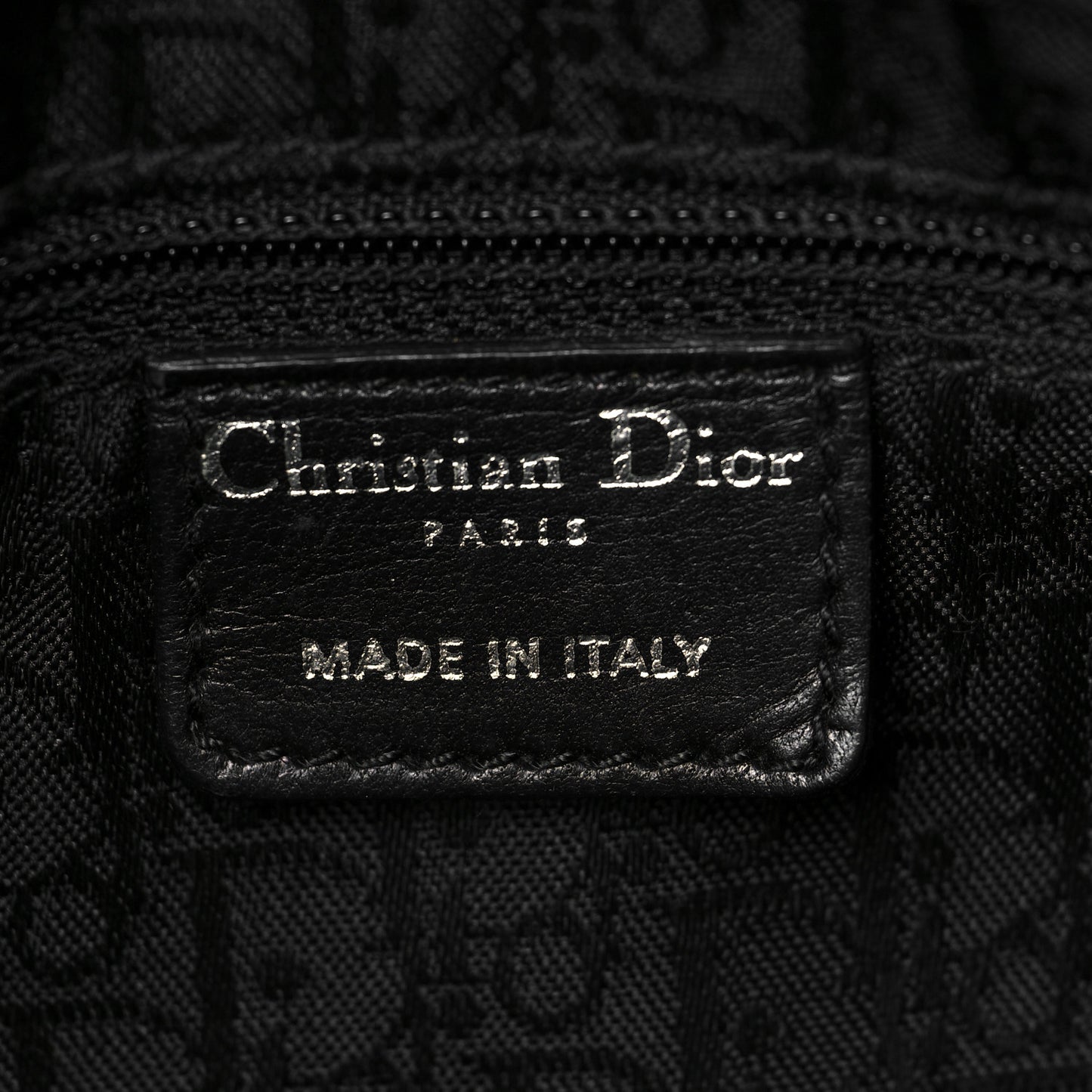 Lambskin Cannage Large Dior Soft Hobo Black