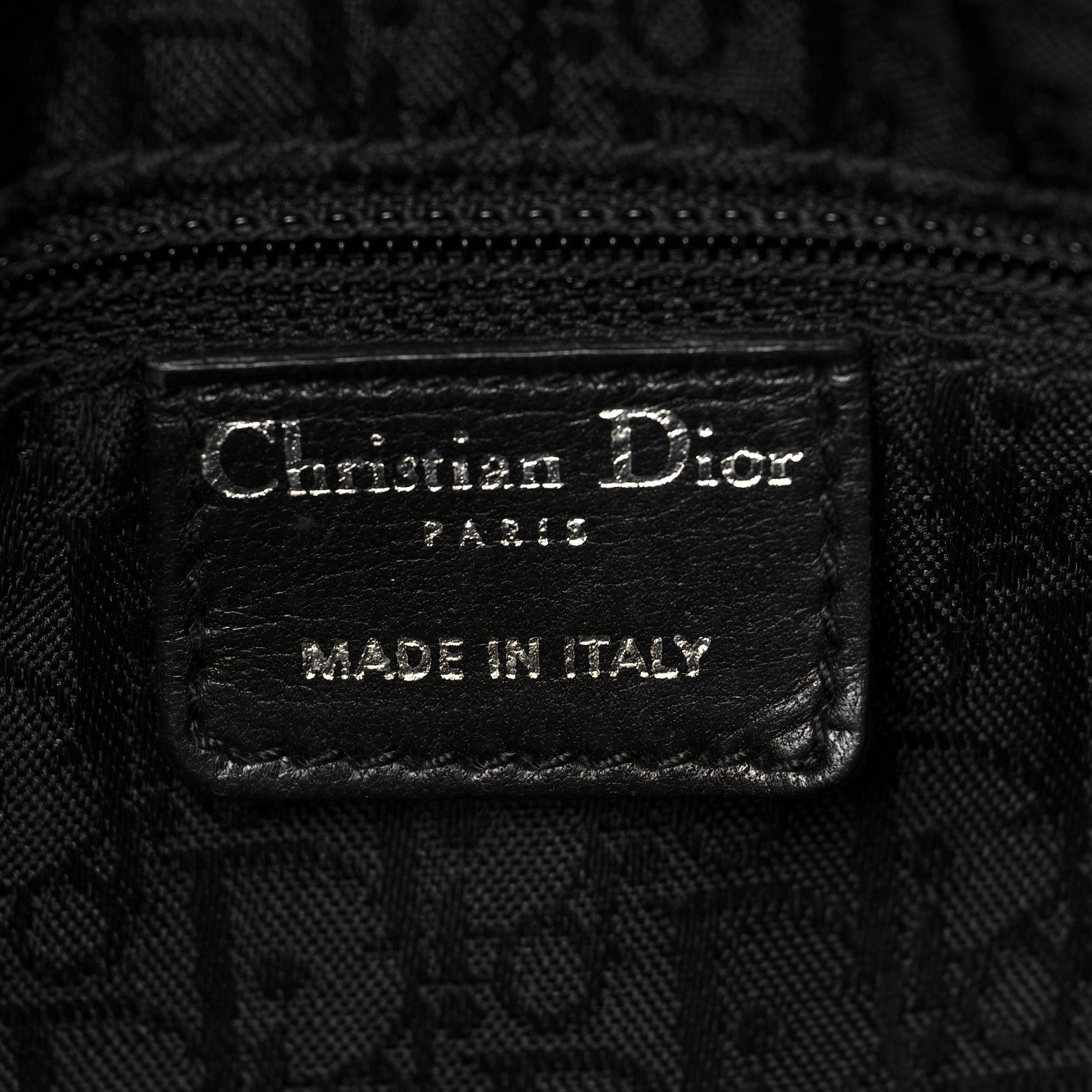 Christian Dior Lambskin Cannage Large Dior Soft Hobo Black 5 of 7