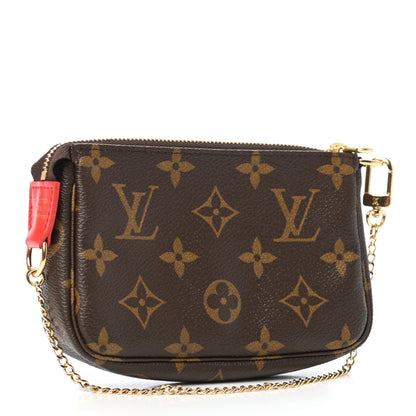 Louis Vuitton Monogram 2020 Christmas Animation Bumper Cars Mini Pochette Accessories Coquelicot 3 of 7