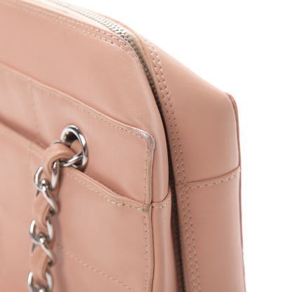 Chanel Lambskin Quilted Chocolate Bar Shoulder Bag Pink 18 of 19