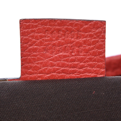 Gucci Pebbled Calfskin Medium Joy Tote Red 7 of 11