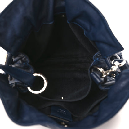Loewe Calfskin Small Drawstring Bag Midnight Blue 5 of 8