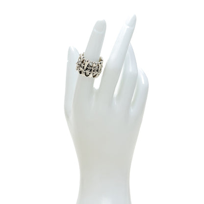 Chrome Hearts Sterling Silver Cemetery Cross Ring 54 7 2 of 7