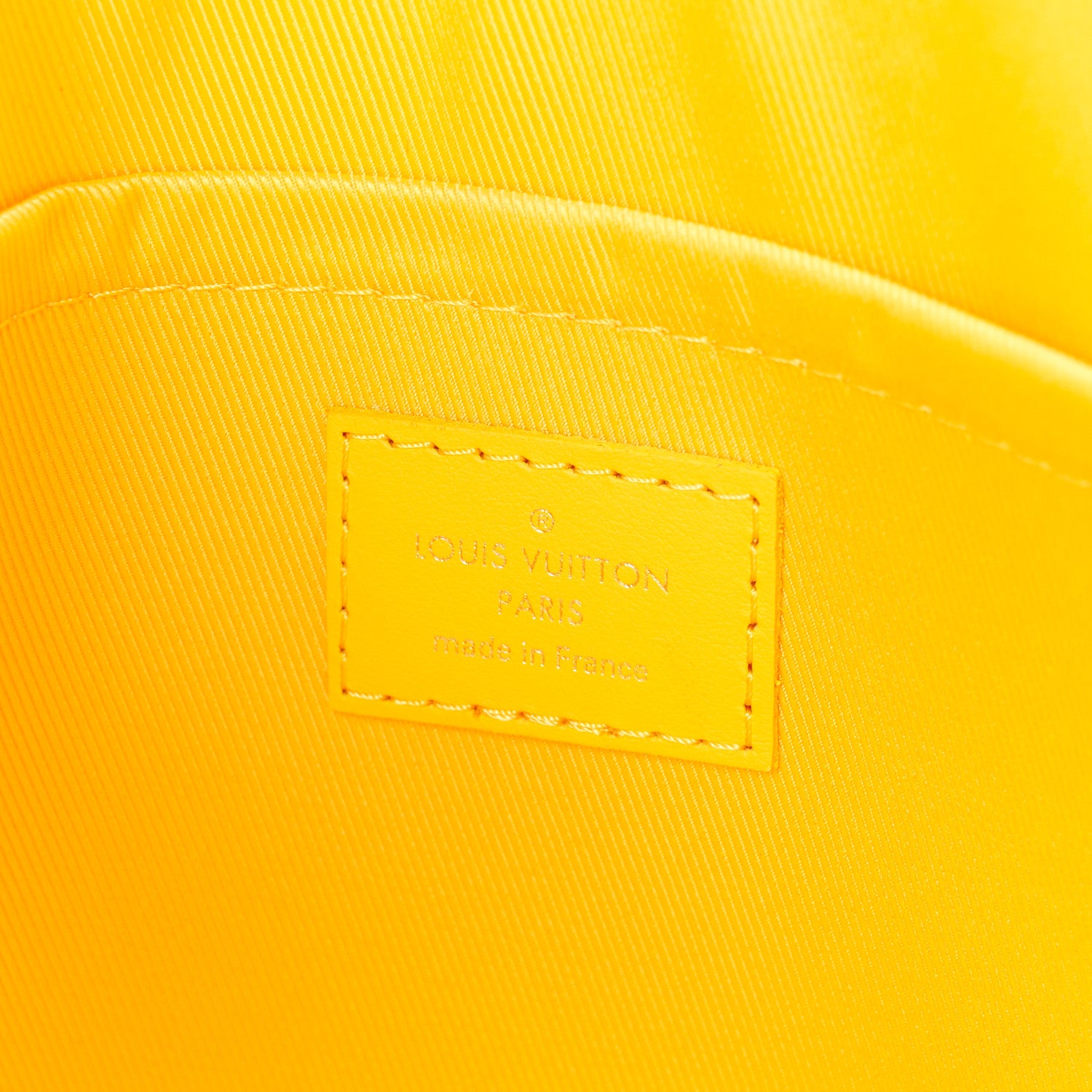 Louis Vuitton Monogram Macassar Pochette Voyage MM Safran Yellow 6 of 7