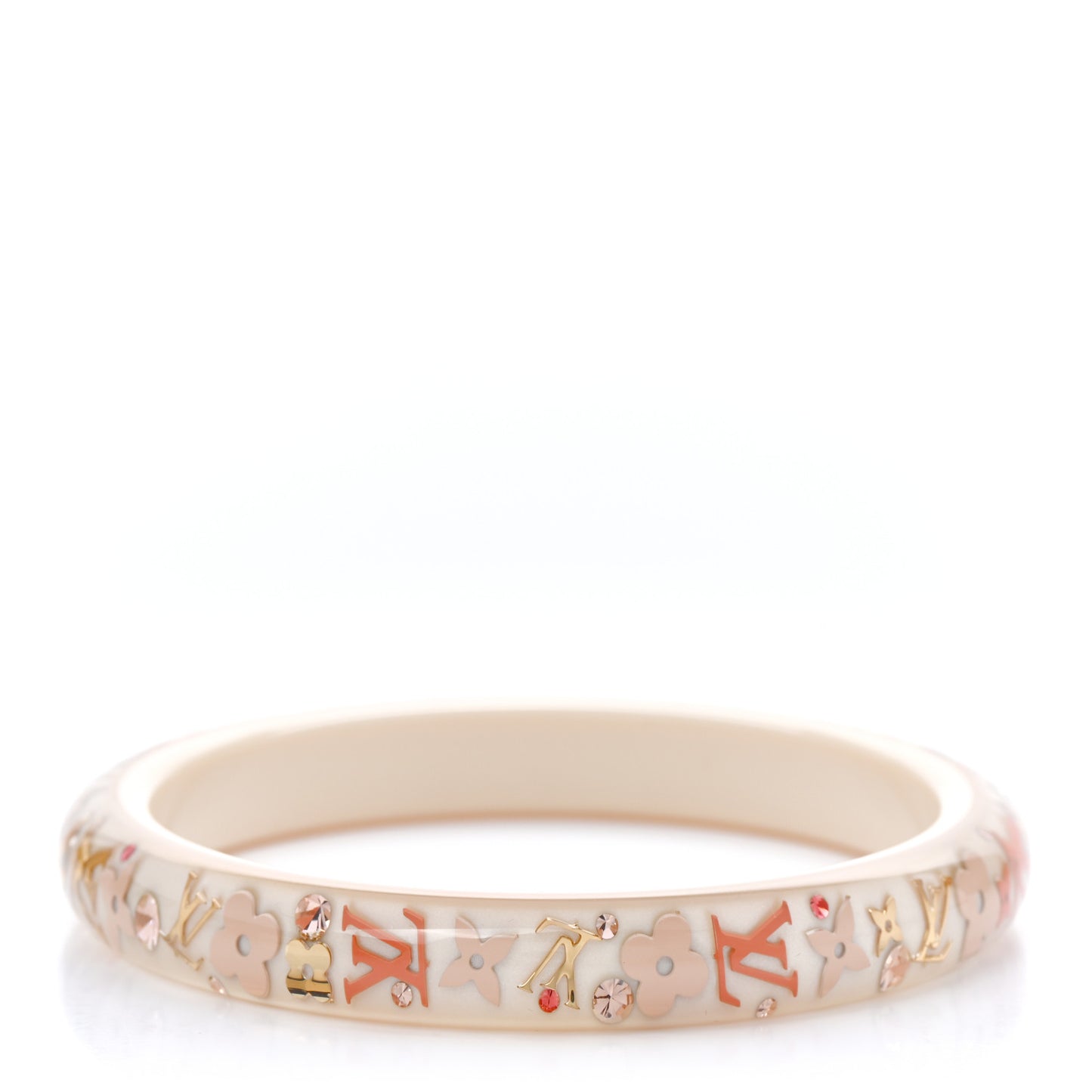 Resin Swarovski Medium Inclusion Bracelet PM Nacre