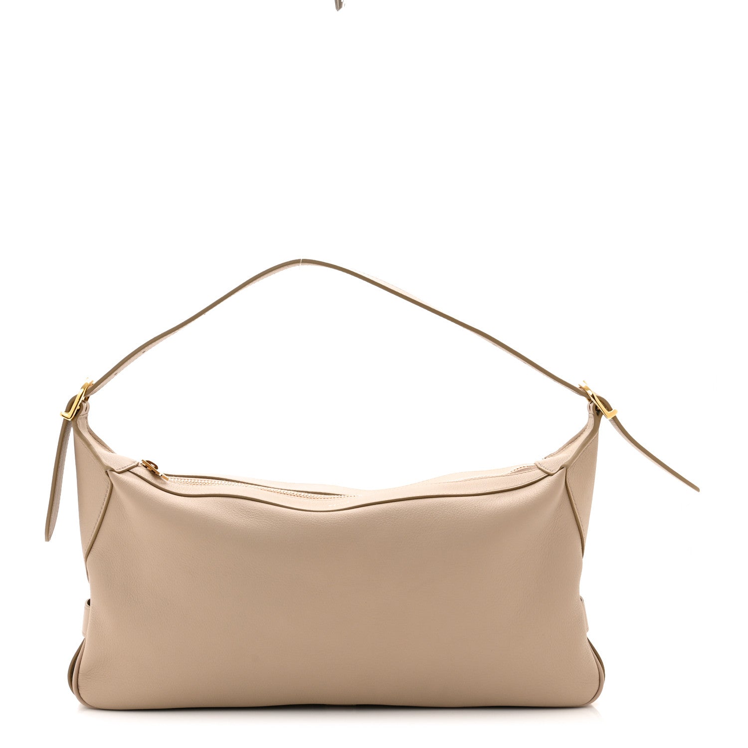 Celine Supple Calfskin Medium Romy Shoulder Bag Safari 1 of 11
