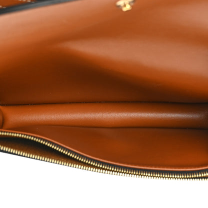 Celine Triomphe Canvas Lambskin Wallet On Strap Tan 6 of 13