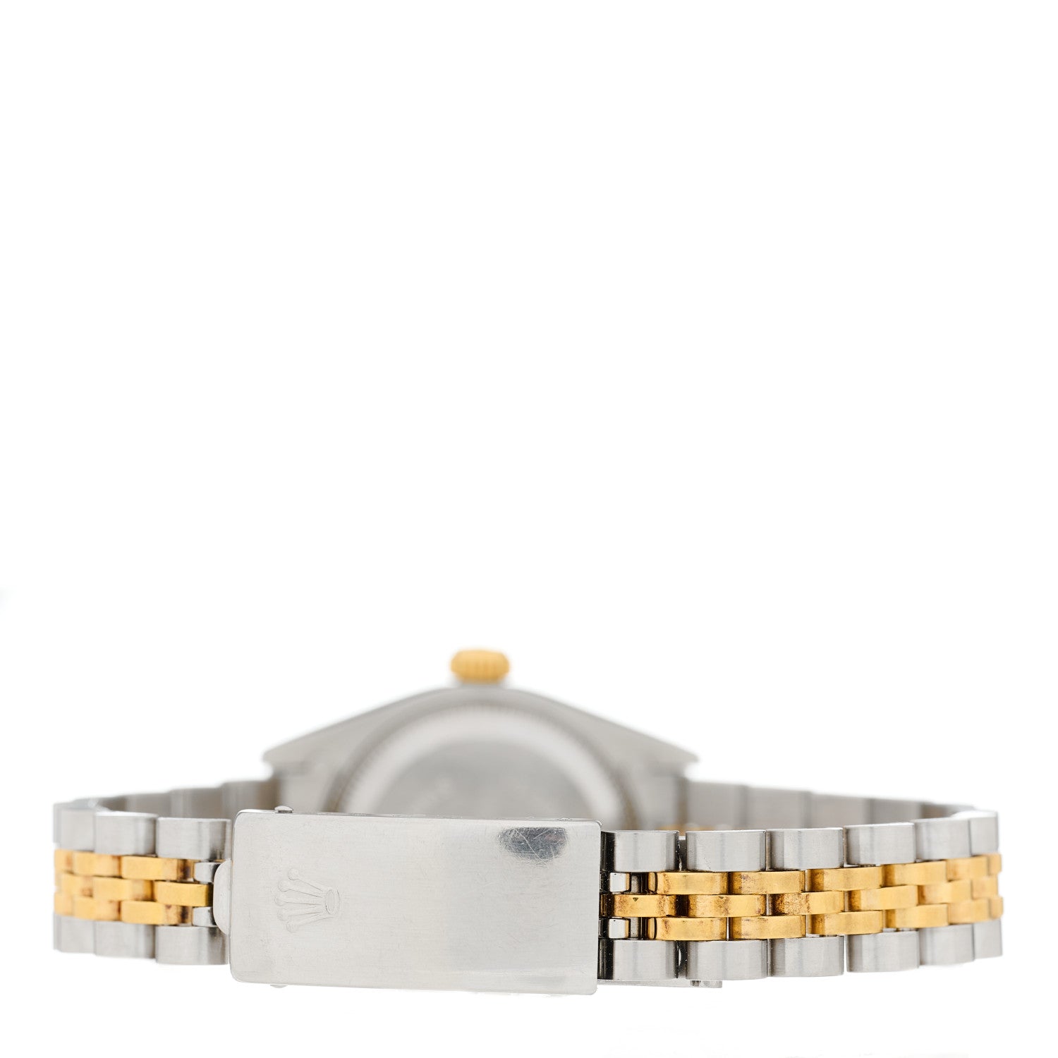 Rolex Stainless Steel 18K Yellow Gold Diamond 26mm Oyster Perpetual Datejust Watch Champagne 69173 3 of 4