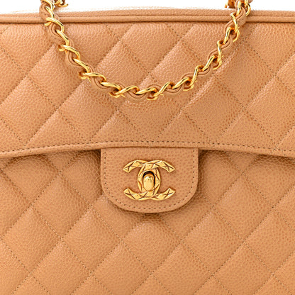 Chanel Caviar Quilted Camera Case Beige 9 of 14