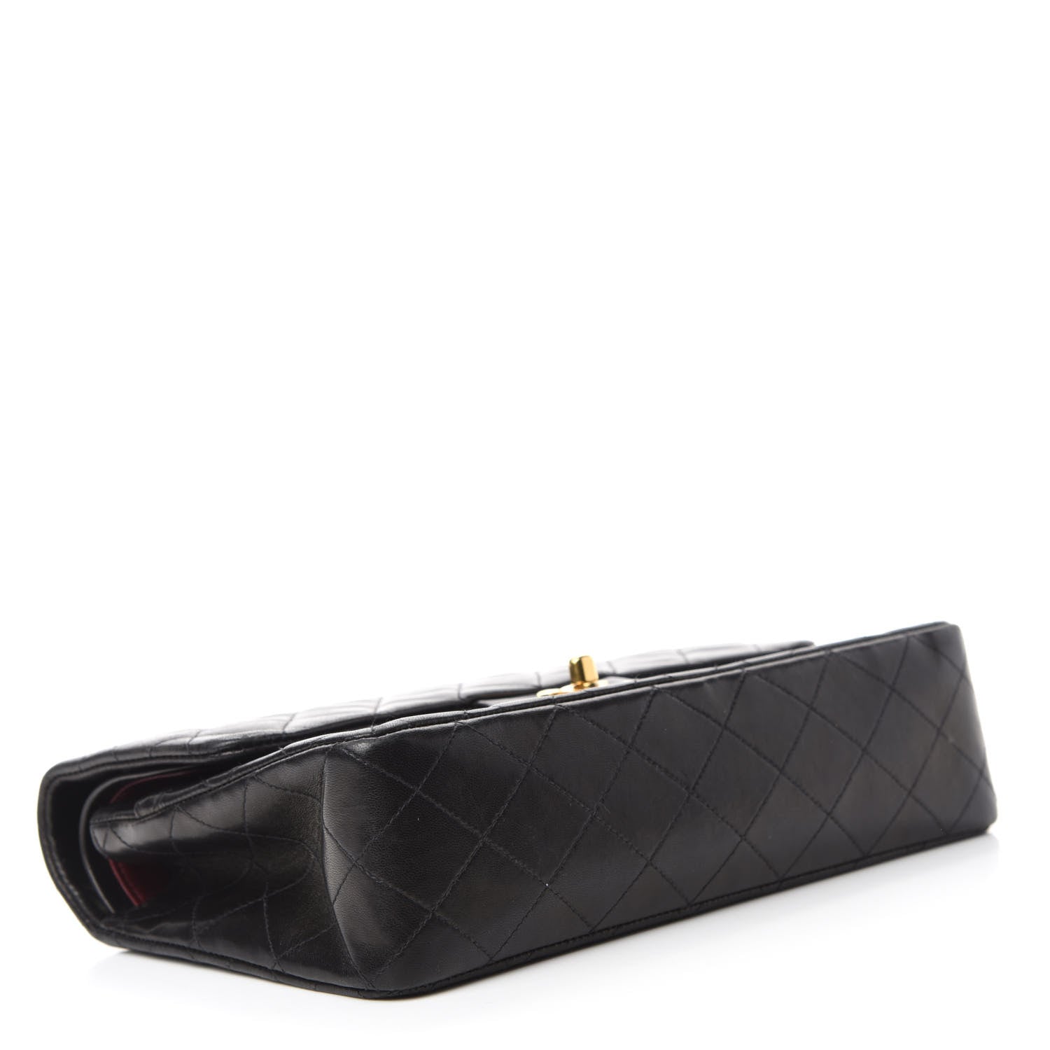 Chanel Lambskin Quilted Medium Double Flap Black 4 of 15