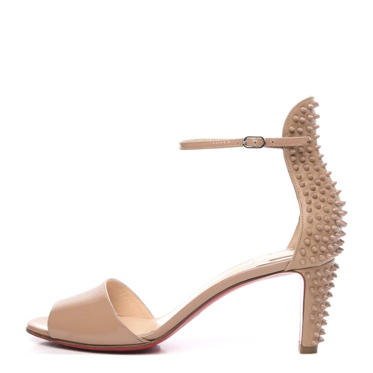 Patent Nappa Trezanita 70 Sandals 36 Nude