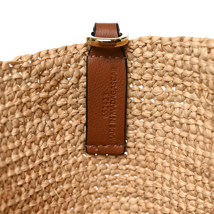 Loewe Raffia Mini Slit Tote Bag Natural Tan 6 of 11