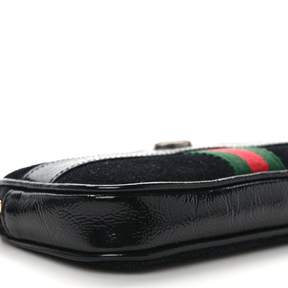 Gucci Suede Patent Ophidia Belted iPhone Case 95 38 Black 9 of 10