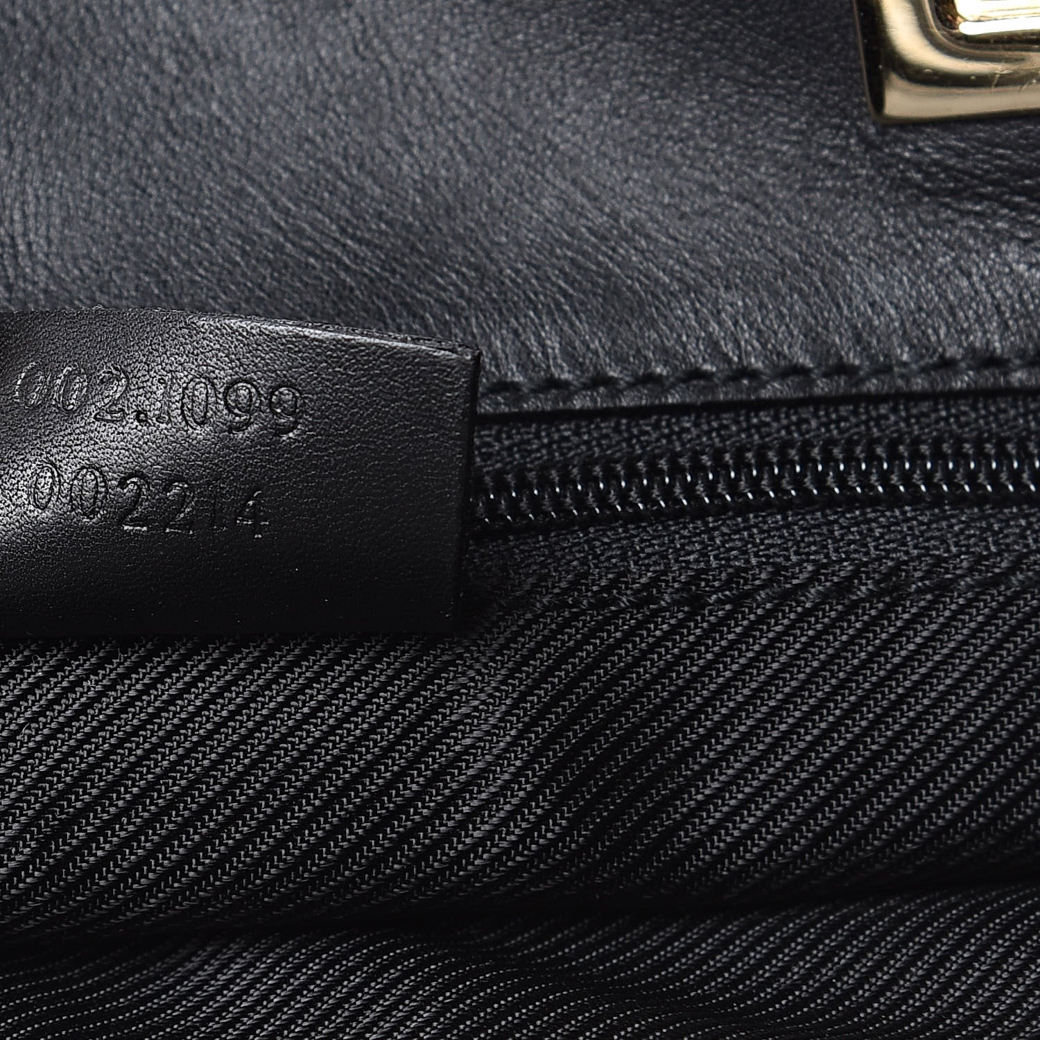 Gucci Monogram Shoulder Bag Black 7 of 12