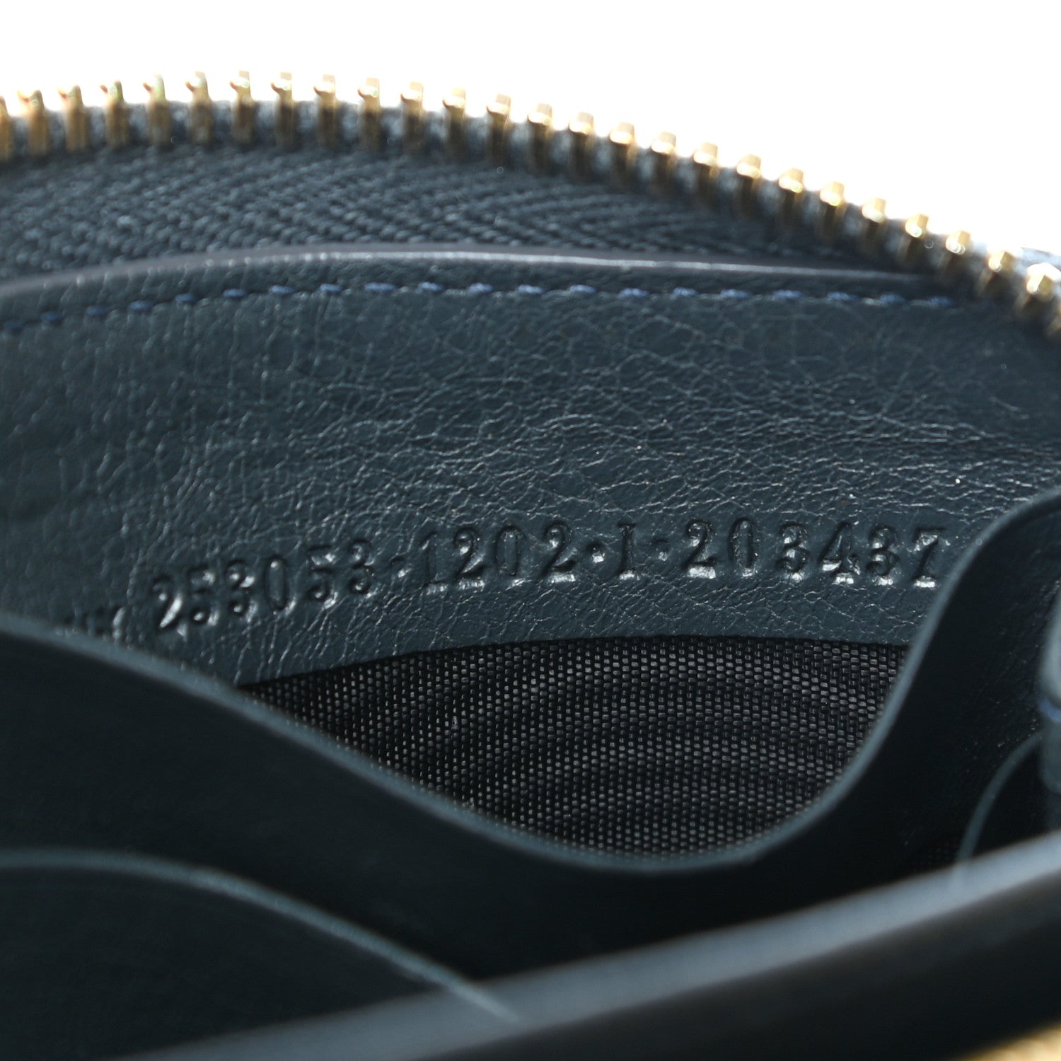Balenciaga Agneau Giant 12 Gold Hardware Continental Zip Around Wallet Anthracite 7 of 8