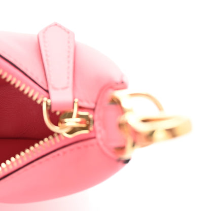 Fendi Vitello Grace New Matte Nano Fendigraphy Hobo Charm Pink Dalia 5 of 6