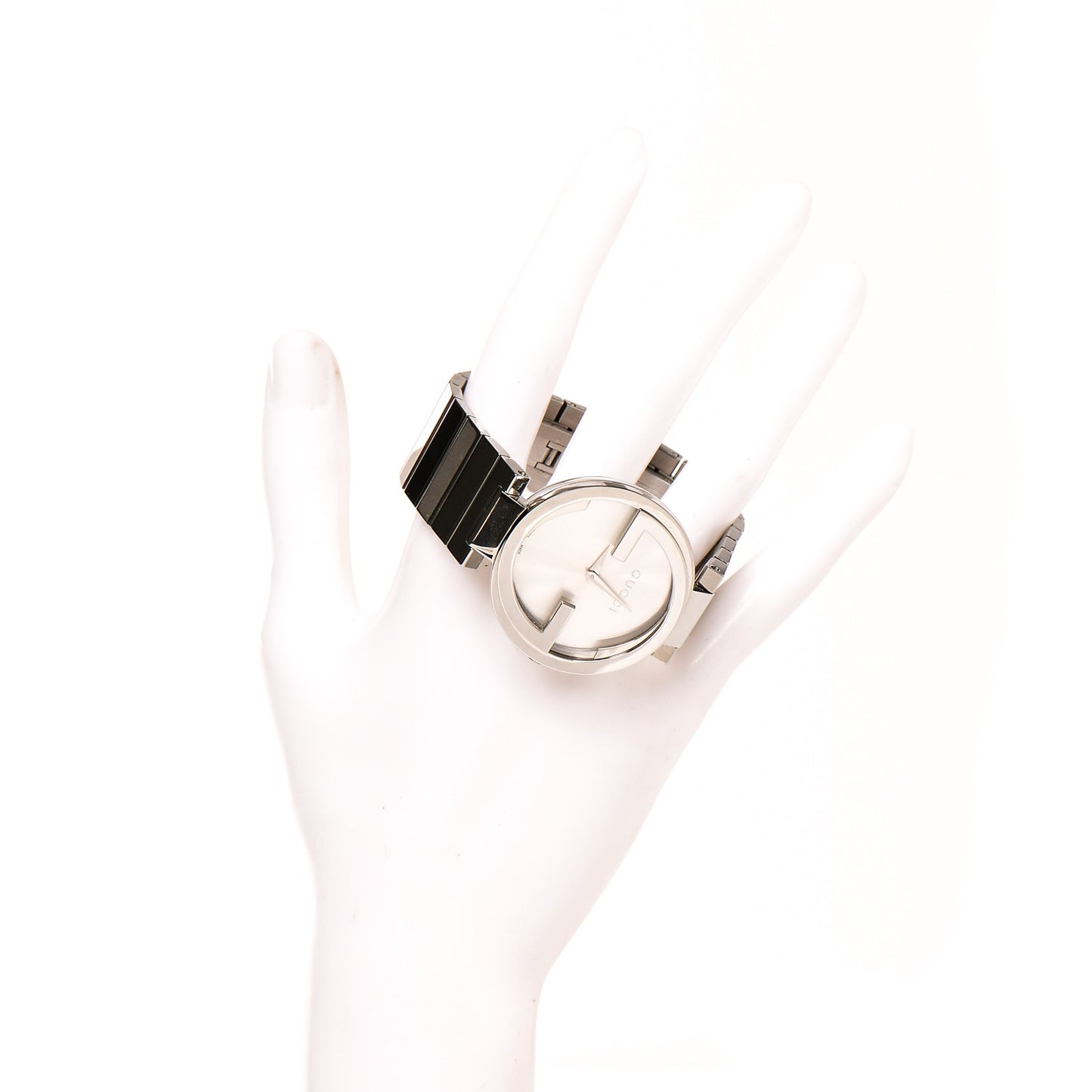 Stainless Steel 37mm Interlocking G Quartz Watch