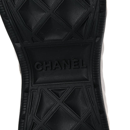 Chanel Velvet Calfskin Mixed Fibers CC Sneakers 42 Black 6 of 9