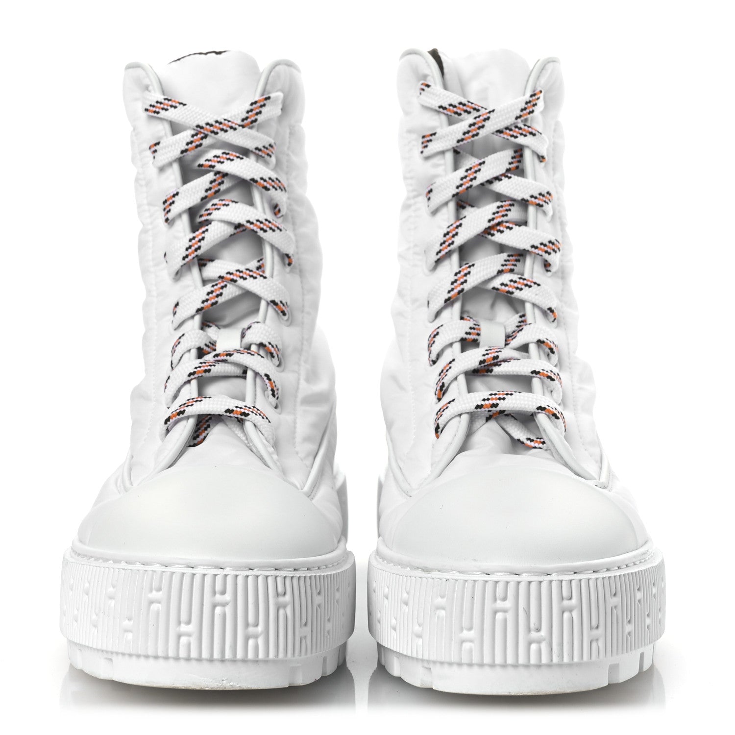 Hermes Calfskin Parachute Fresh Ankle Boots 37.5 White 3 of 12