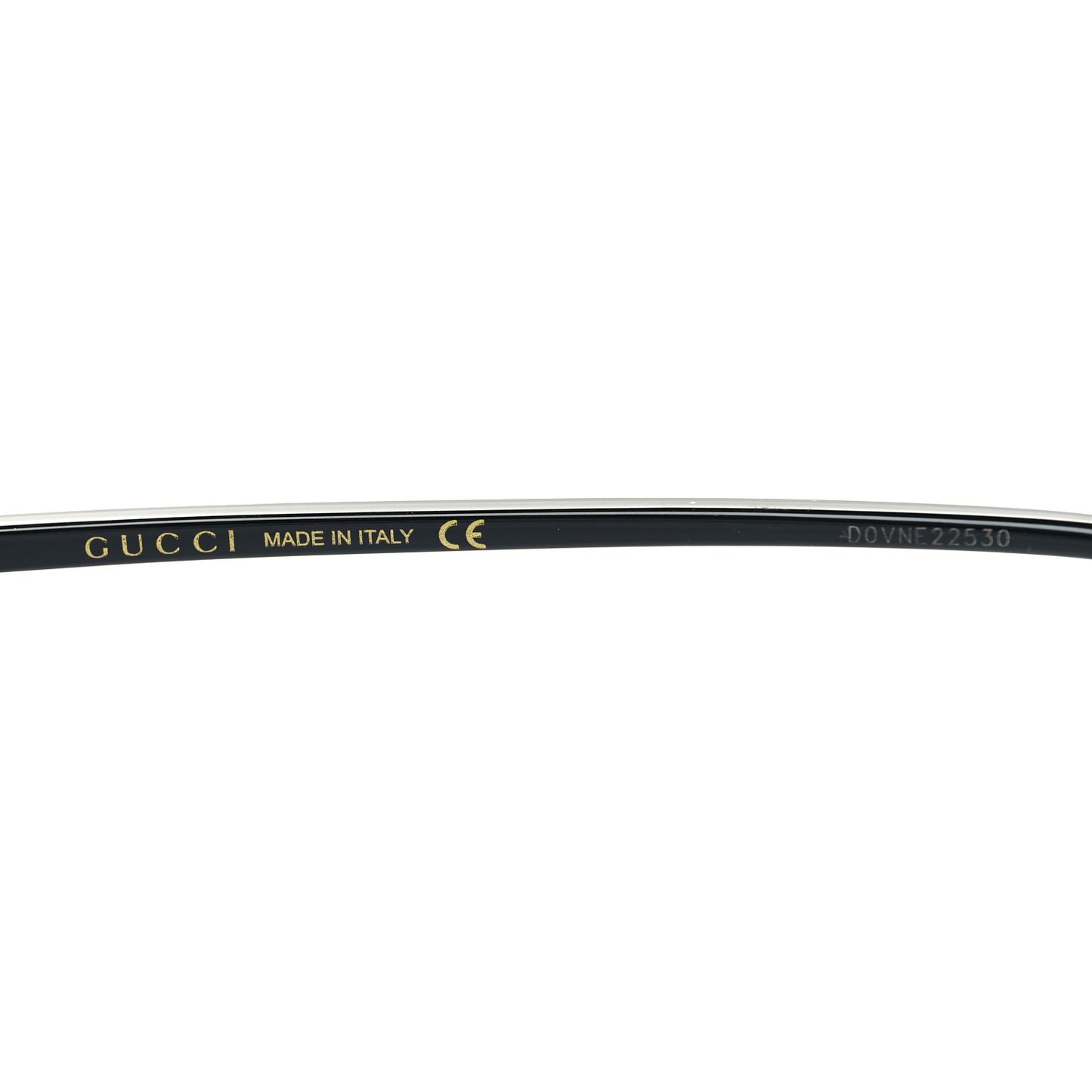 Acetate Brow Bar Aviator Sunglasses GG0545S Black