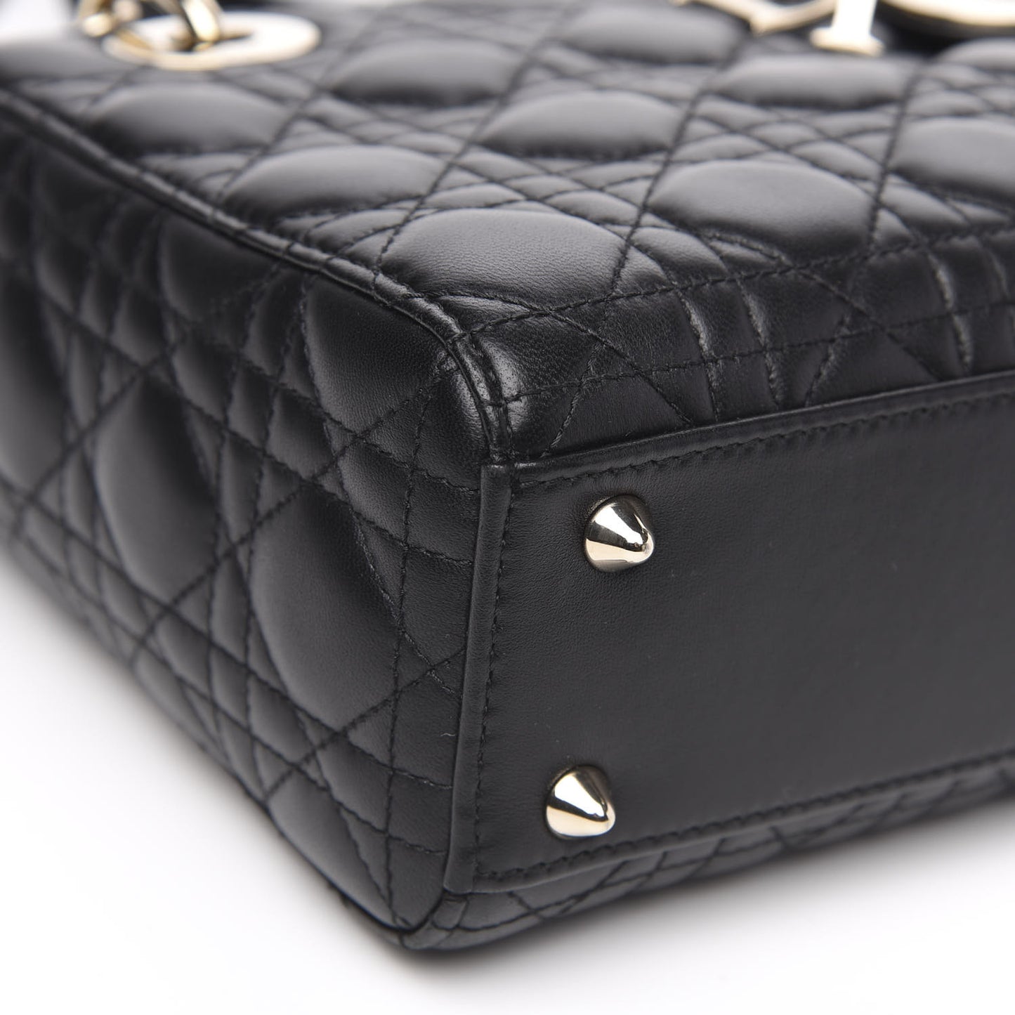 Lambskin Cannage Small My ABCDior Lady Dior Black