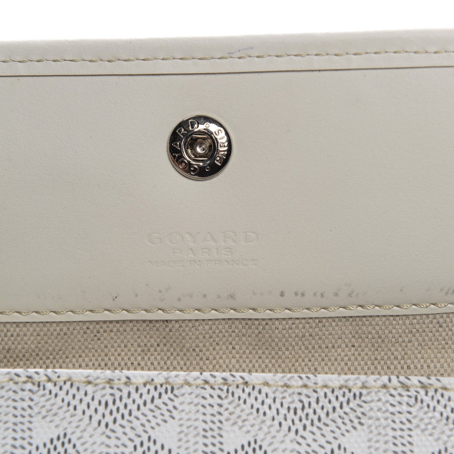 Goyardine Saint Louis PM White