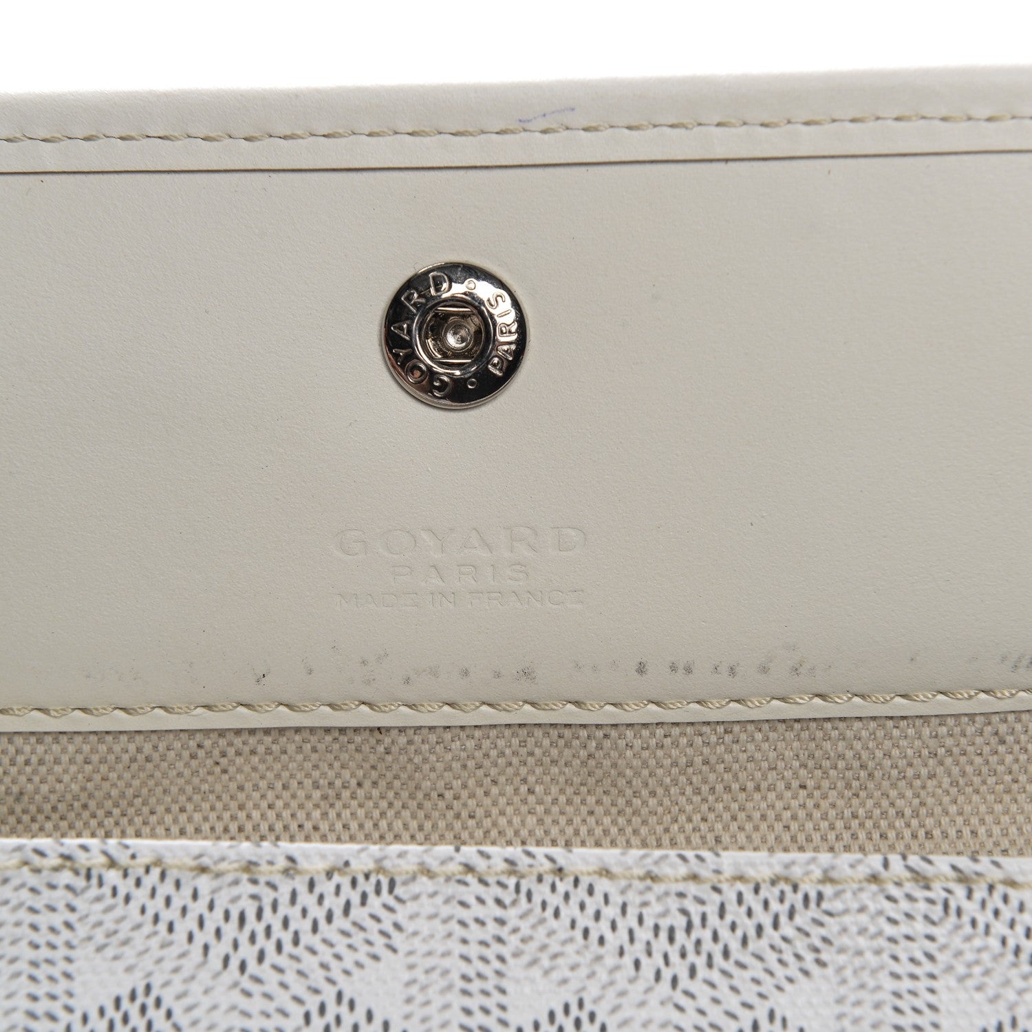 Goyard Goyardine Saint Louis PM White 7 of 14